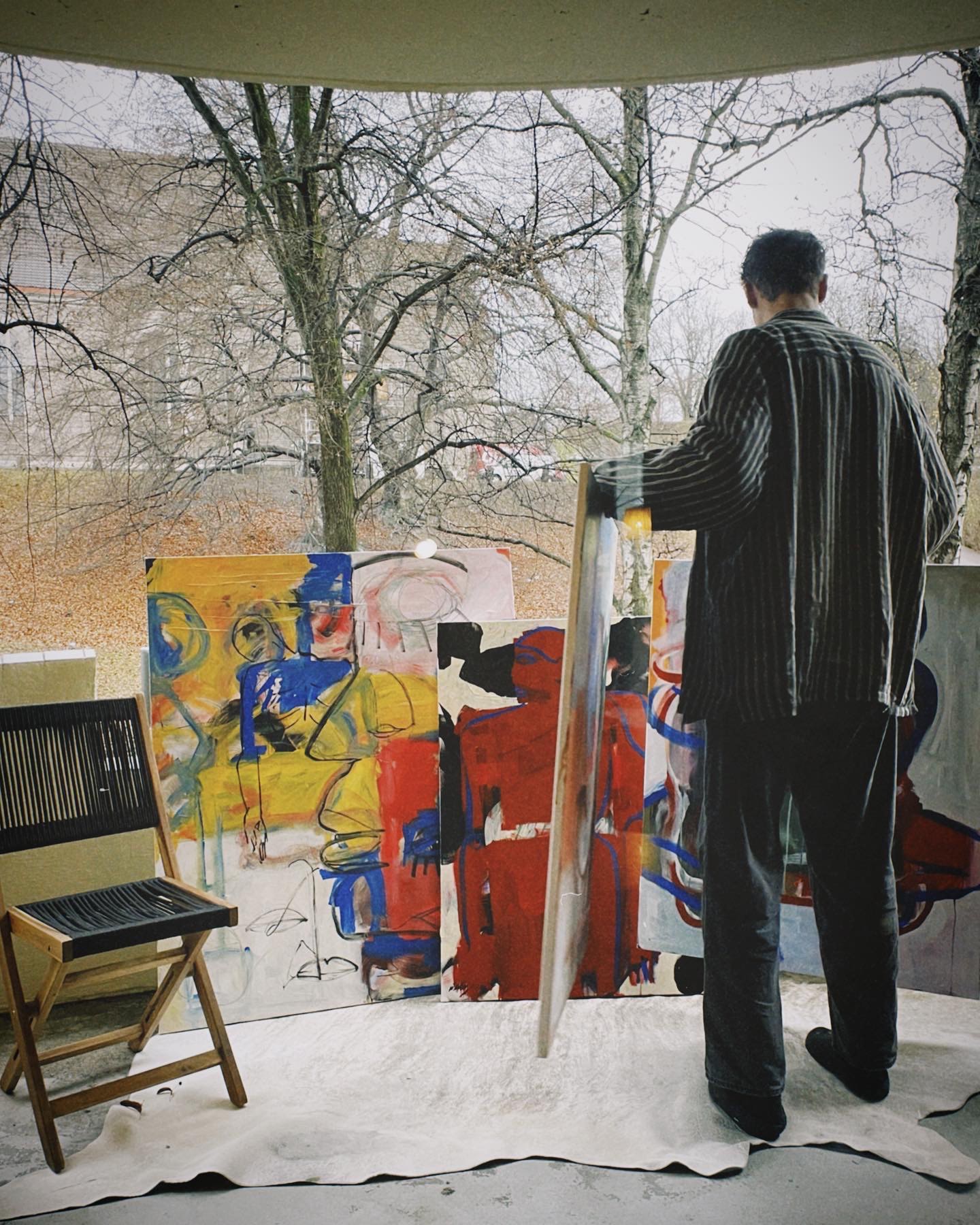 Liam Berg painting